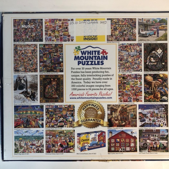 LOCAL BOOKSTORE 1000pc JIGSAW PUZZLE BY WHITE MOUNTAIN PUZZLES - Picture 6 of 6